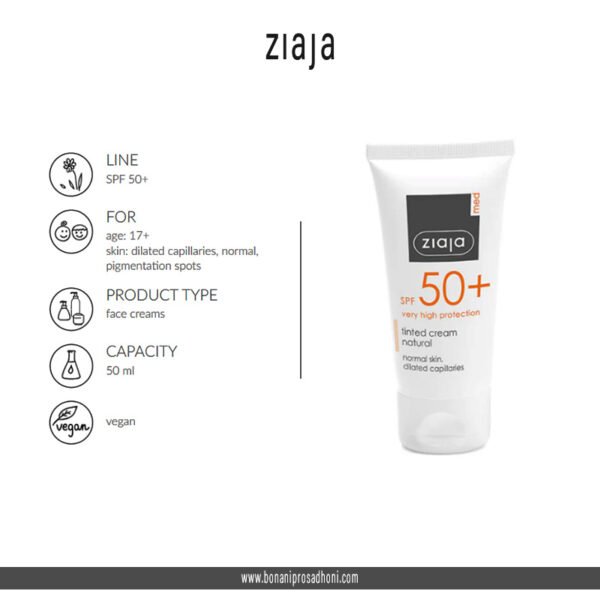 Ziaja Med Tinted SPF50